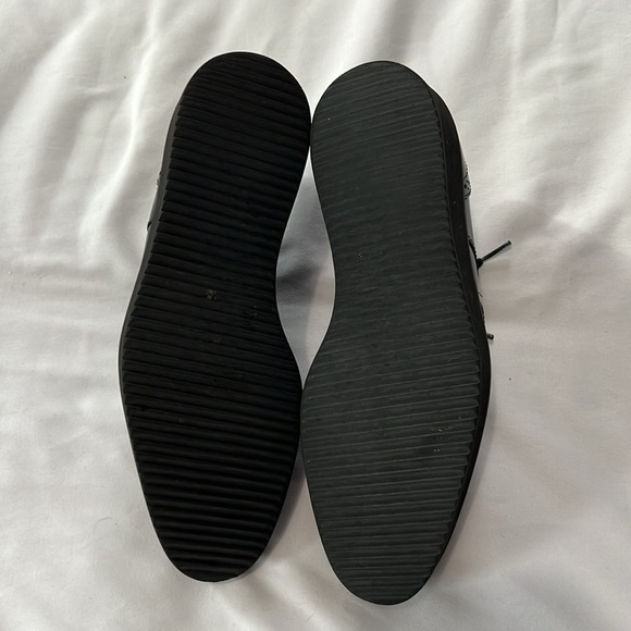 Massimo Dutti Navy Leather Oxfords - Picture 6 of 9